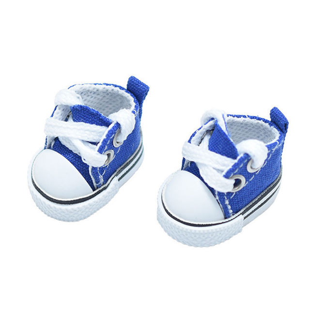 Picture of 17cm Labubu Canvas Shoes - Labubu Doll Accessory - Doll Shoes