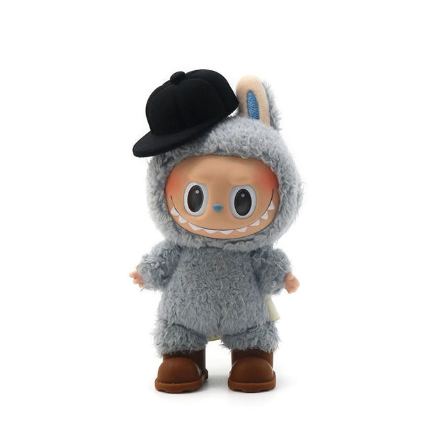 Picture of 17cm Labubu Soft Silicone Rain Shoes - Labubu Doll Accessory - Doll Shoes
