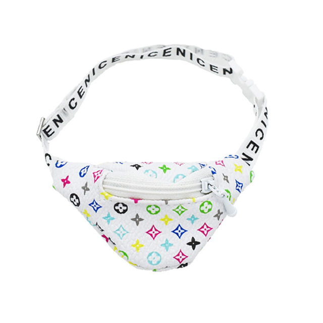 Picture of 17cm Labubu L.V. Inspired Dumpling Bag - Labubu Doll Mini Waist Bag
