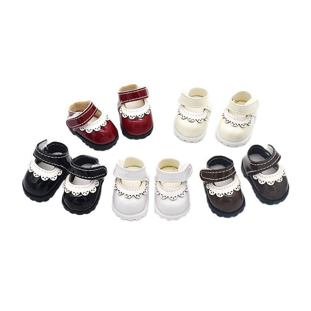 Picture of 17cm Labubu Princess Leather Shoes - Labubu Doll Mini Shoes - Doll Shoes