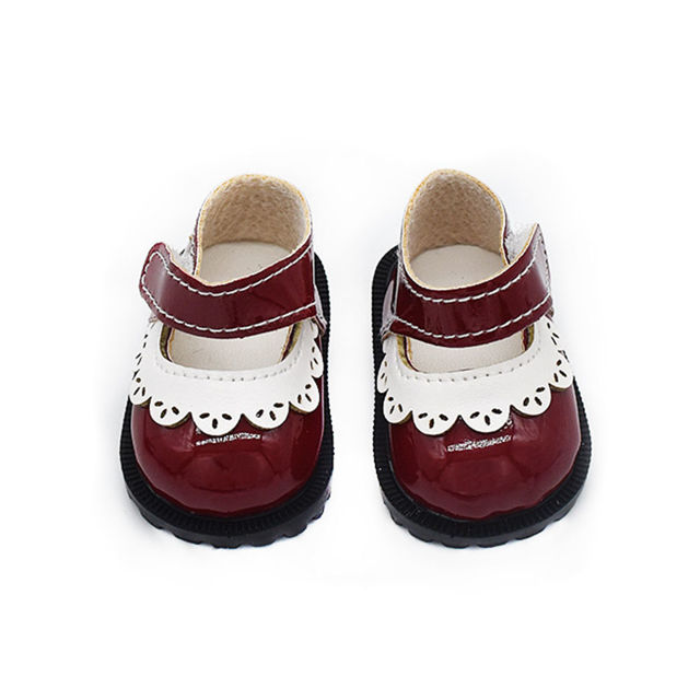Picture of 17cm Labubu Princess Leather Shoes - Labubu Doll Mini Shoes - Doll Shoes