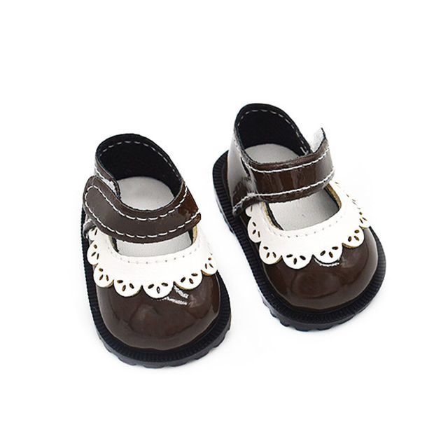 Picture of 17cm Labubu Princess Leather Shoes - Labubu Doll Mini Shoes - Doll Shoes