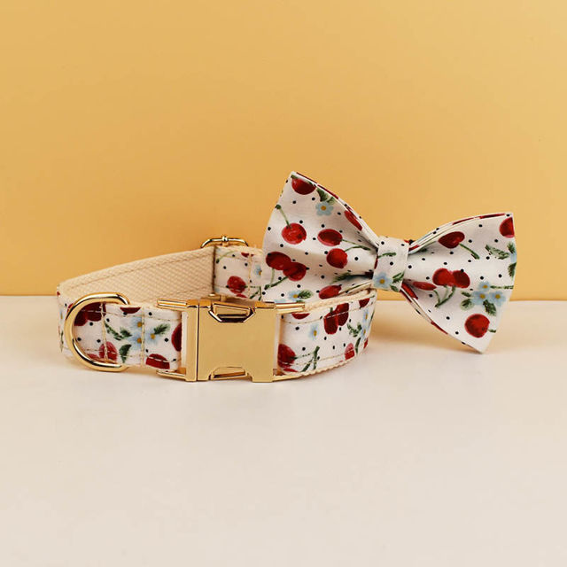 Picture of Personalized Pet Name Collar - Fruit Series - Engraved Pet Name Tag Metal Buckle - Summer Gifts for Puppy