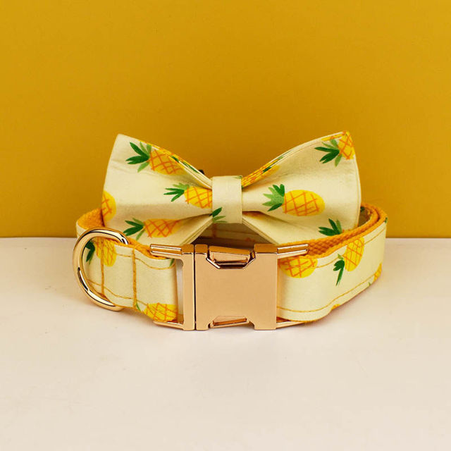 Picture of Personalized Pet Name Collar - Fruit Series - Engraved Pet Name Tag Metal Buckle - Summer Gifts for Puppy