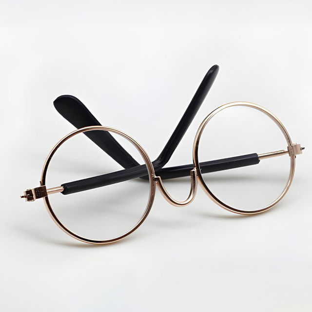 Picture of 17cm Labubu Mini Sunglasses - Labubu Doll Sunglasses - Sunglasses for Dolls