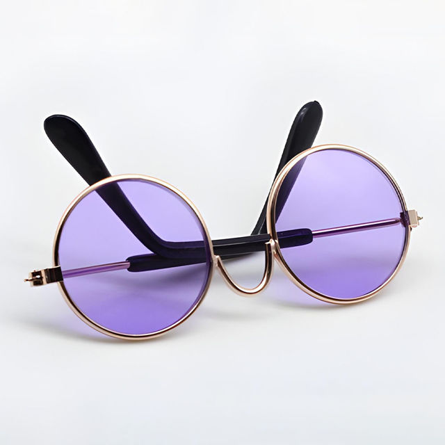 Picture of 17cm Labubu Mini Sunglasses - Labubu Doll Sunglasses - Sunglasses for Dolls