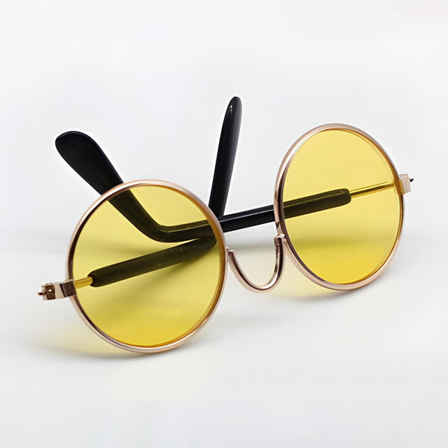 Picture of 17cm Labubu Mini Sunglasses - Labubu Doll Sunglasses - Sunglasses for Dolls