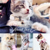 Picture of Personalized Cat Name Collar Set - Floral Series - Engraved Pet Name Tag Metal Buckle - Summer Gift for Cats