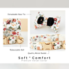 Picture of Personalized Cat Name Collar Set - Floral Series - Engraved Pet Name Tag Metal Buckle - Summer Gift for Cats