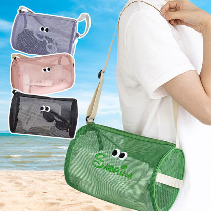 Picture of Custom embroidered beach bag - Custom waterproof beach bag - Custom mesh shoulder crossbody bag