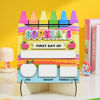 Picture of Personalized Wooden First & Last Day of School Sign - Rainbow Theme - Back to School Photo Board for Kids