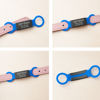 Picture of Custom Black Slide On Dog & Cat Collar Name Tag - Personalized Silent Pet Name Tag with Owner Information