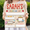 Picture of Personalized Wooden First & Last Day of School Sign - Wood Color Baseboard - Back to School Photo Board for Kids