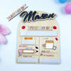 Picture of Personalized Wooden First & Last Day of School Sign - Wood Color Baseboard - Back to School Photo Board for Kids
