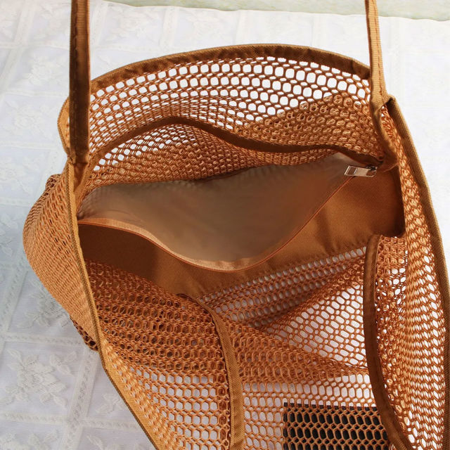 Picture of Custom Beach Bags - Custom Mesh Beach Bags - Personalized Beach Tote Bags