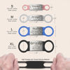 Picture of Custom Black Slide On Dog & Cat Collar Name Tag - Personalized Silent Pet Name Tag with Owner Information