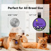 Picture of Custom Round Silicon Dog & Cat Name Tag - Personalized Soundless Pet Name Tag with Engraved Owner Information