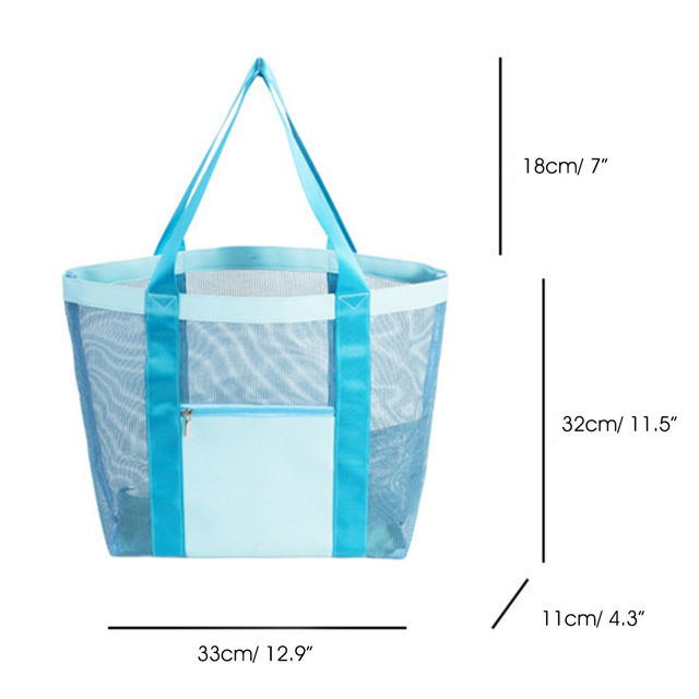 Picture of Custom Grid Bags - Custom Tote Beach Bags - Custom Tote Portable Storage Bags