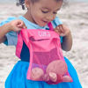 Picture of Custom Mesh Bags - Custom Embroidered Shell Mesh Bags - Custom Embroidered Beach Bags