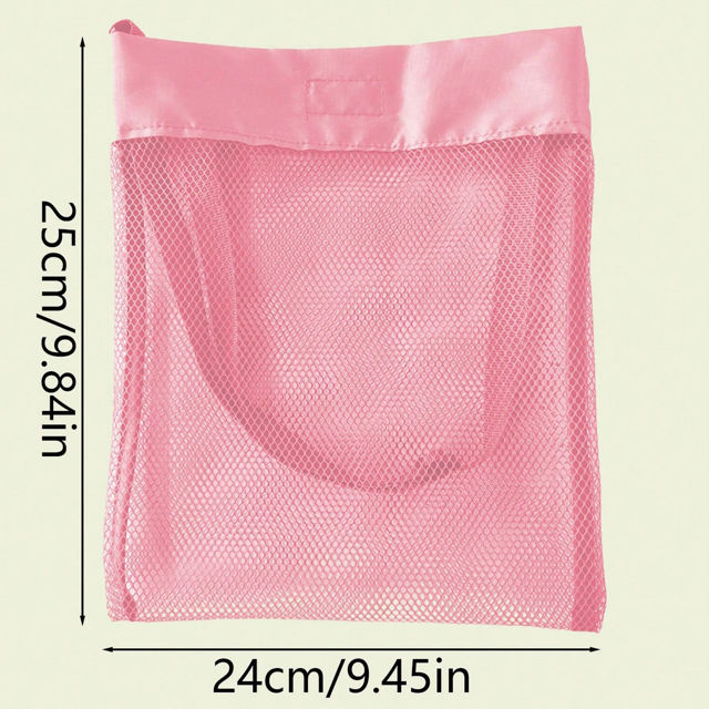 Picture of Custom Mesh Bags - Custom Embroidered Shell Mesh Bags - Custom Embroidered Beach Bags