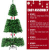 Picture of Pine Christmas Tree - Flame Retardant PVC Christmas Tree - 4 SIZE From 4 Ft to 6.9Ft with Metal Stand - Indoor Decoration