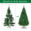Picture of Pine Christmas Tree - Flame Retardant PVC Christmas Tree - 4 SIZE From 4 Ft to 6.9Ft with Metal Stand - Indoor Decoration