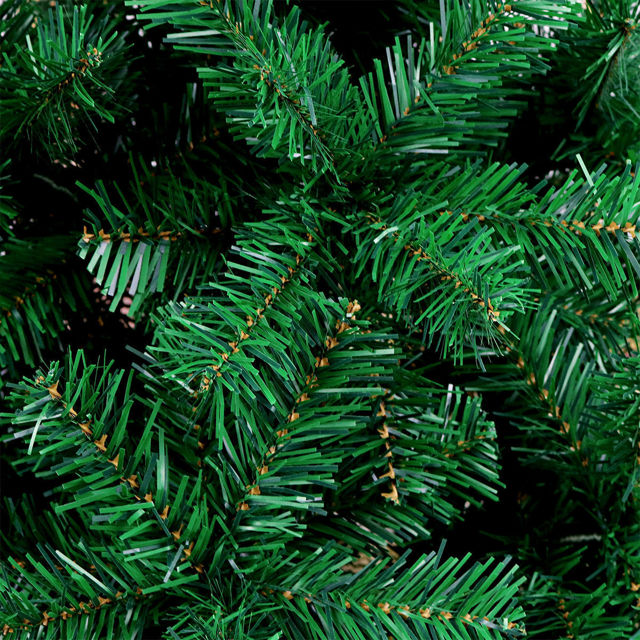 Picture of Pine Christmas Tree - Flame Retardant PVC Christmas Tree - 4 SIZE From 4 Ft to 6.9Ft with Metal Stand - Indoor Decoration