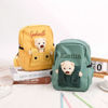 Picture of Custom Embroidered Bear Toddler Backpack with Name - School Bag - Back to School Gift for Kids