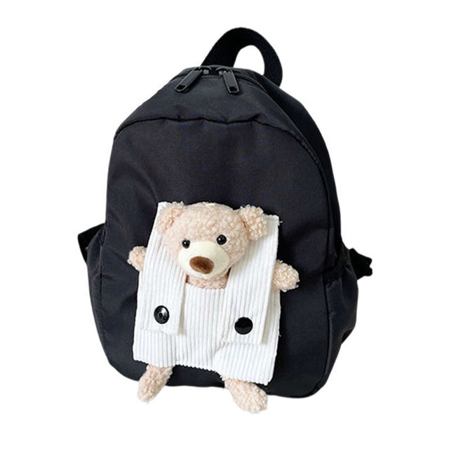 Picture of Custom Embroidered Bear Toddler Backpack with Name - School Bag - Back to School Gift for Kids