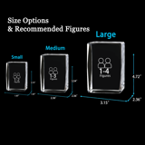 Picture of Custom Photo 3D Laser Crystal Portrait
