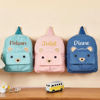Picture of Custom Embroidered Bear Toddler Backpack with Name - School Bag - personalized Back to School Gift for Kids