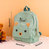 Picture of Custom Embroidered Bear Toddler Backpack with Name - School Bag - personalized Back to School Gift for Kids
