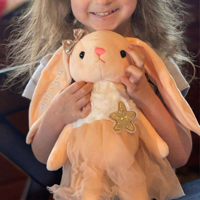 Picture of Custom Bunny Toys - Custom Name Plush Toys - Custom Ballerina Bunny