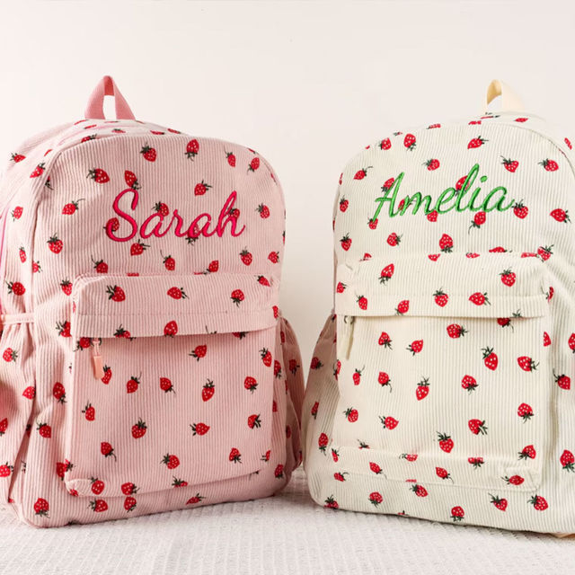 Picture of Custom Embroidered Name Backpack - Custom Embroidered Kids Backpack - Custom Back to School Gift