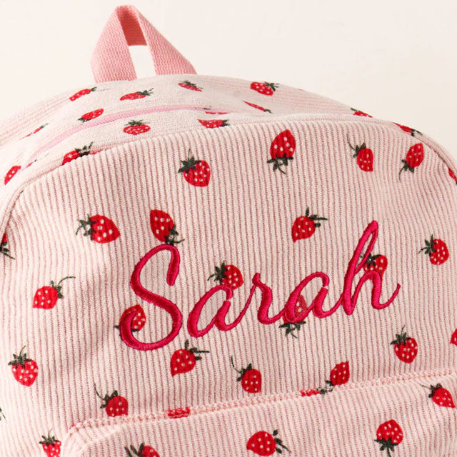 Picture of Custom Embroidered Name Backpack - Custom Embroidered Kids Backpack - Custom Back to School Gift