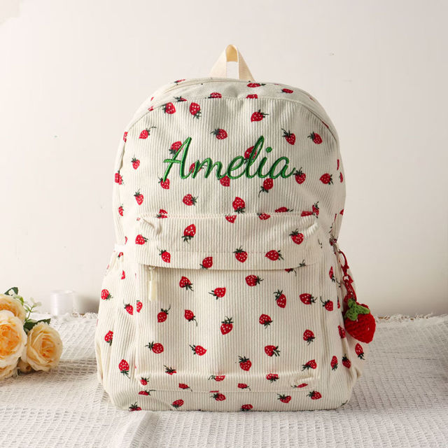 Picture of Custom Embroidered Name Backpack - Custom Embroidered Kids Backpack - Custom Back to School Gift