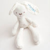 Picture of Custom Name Plush Toy - Custom Embroidered Plush Bunny - Personalized Sleeping Comforter Embroidered Bunny