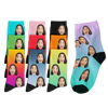 Picture of Custom Gradient Color Socks - Custom Photo Socks