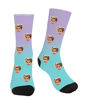 Picture of Custom Gradient Color Socks - Custom Photo Socks
