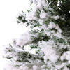 Picture of Snow Flocked Pine Christmas Tree - Flame Retardant PVC Christmas Tree - 5Ft, 6Ft and 6.9Ft with Metal Stand