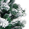 Picture of Snow Flocked Pine Christmas Tree - Flame Retardant PVC Christmas Tree - 5Ft, 6Ft and 6.9Ft with Metal Stand
