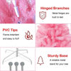 Picture of Pink Christmas Tree - Flame Retardant PVC Christmas Tree - 4 SIZE From 4 Ft to 6.9Ft with Metal Stand