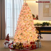 Picture of Pink Christmas Tree - Flame Retardant PVC Christmas Tree - 4 SIZE From 4 Ft to 6.9Ft with Metal Stand