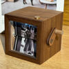 Picture of Custom Wooden Hand-Cranked Flip Photo Frame - Custom Wooden Couple Photo Flipbook Frame - Couple Gifts,Wedding Gift