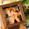 Picture of Custom Wooden Hand-Cranked Flip Photo Frame - Custom Wooden Couple Photo Flipbook Frame - Couple Gifts,Wedding Gift