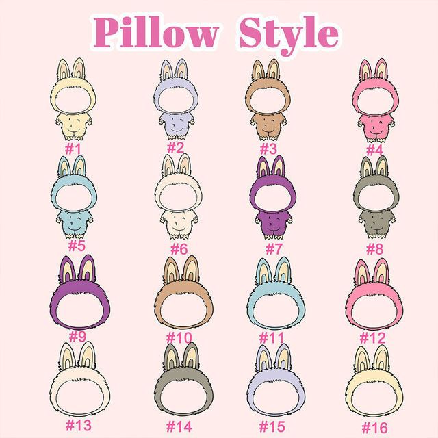 Picture of Custom Shaped Pillow - Custom Shaped Throw Pillow - Custom Labubu Face Plush Pillow
