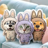 Picture of Custom Shaped Pillow - Custom Shaped Throw Pillow - Custom Labubu Face Plush Pillow