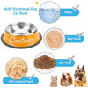 Picture of Custom Stainless Steel Pet bowls with Name - Personalized Water Bowls for Pets - Best Gift for Pet Person
