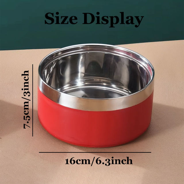 Picture of Custom Stainless Steel Pet bowls with Names - Personalised Water Bowls for Pets - Gift for Pet Person