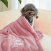 Picture of Custom Embroidered Sherpa Fleece Blanket for Pet - Personalized Pet Blanket with Name